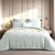 Mayfair Sage Jacquard Quilt Cover Set