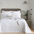 Asher White Jacquard Coverlet Set