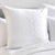 Asher White European Pillowcase