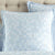 Jervis Checks French Blue European Pillowcase