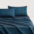 Abbotson Deep Blue Marle Fitted Sheet