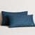 Abbotson Deep Blue Marle Standard Pillowcase Pair