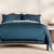 Abbotson Deep Blue Marle Quilt Cover