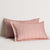 Abbotson Stripe Dusty Rose Tailored Pillowcase Pair