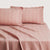 Abbotson Stripe Dusty Rose Flat Sheet