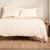 Bayley Piped Washed Percale Porcelain Quilt Cover Set