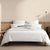 Bayley Stripe White Quilt Cover Set