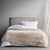 Carlson Bone Faux Fur Blanket (200 x 200cm)