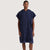 Checker Logo French Navy Poncho