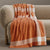 Hamill Burnt Orange Throw (110 x 180cm)