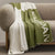 Sheridan Logo Moss Throw