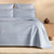 Reilly Stripe Duo Chambray Bed Cover