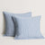 Reilly Stripe Duo Chambray Quilted European Pillowsham