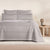 Reilly Stripe Duo Chocolate Bed Cover