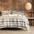 Reilly Multi Stripe Natural Quilt Cover Set