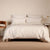 Romi Check Milk Tea Quilt Cover Set