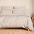 Romi Check Moonstone Quilt Cover Set