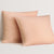 Romi Check Orange Sorbet European Pillowcase