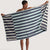 Solaya Logo Polar Blue Beach Towel