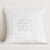 Trellis Snow Square Cushion