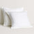 Illan White European Pillowsham