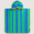 Wavelet Pea Beach Kids Poncho