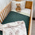 Forest Sage Cot Coverlet (100 x 120cm)