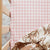 Peachy Pink Gingham Fitted Cot Sheet