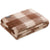 Mohair Knee Rug Mocha Check (91 x 122cm)