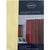 Shower Curtain Satin Stripe Cream (180 x 180cm)