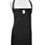 Apron Bib Twill Black (70 x 86cm) 5 PACK
