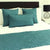 Balmoral Teal Bed Runner Throw