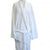Coral Fleece White Bathrobe One Size Fits Most