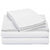 Easywash White Sheet Set