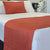 Newington Orange Bed Runner Throw