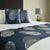 Tamar Blue Bed Runner Throw