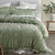 Haven Sage Washed Cotton Quilt Cover Set