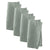 Linen Cotton Green Napkins 4 PACK