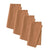 Linen Cotton Terracotta With Fringe Napkins 4 PACK