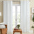 Lennox White Sheer Concealed Tab Curtain Room Darkening