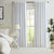 Orson White Blockout Concealed Tab Curtain