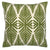 Trapeze Green Feather Filled Cushion (50 x 50cm)