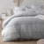 Betty Silver Quilt Cover Set