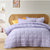 Lilac French Linen Coverlet Set