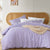 Lilac French Linen Quilt Cover Set