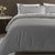 Hotel Grey Jacquard Quilt Cover Set