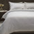 Hotel White Jacquard Quilt Cover Set