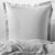 Hotel Waffle Grey European Pillowcase