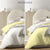 Hugo Reversible White Butter Quilt Cover Set