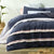 Linen Cotton Denim Theo Quilt Cover Set